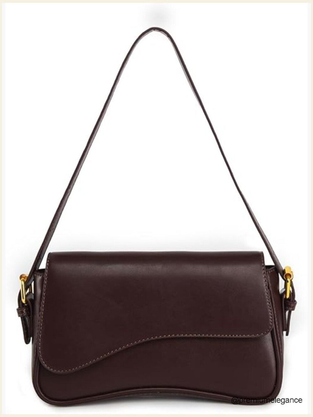PU Leather Tote Bag with 2 Removable Straps and Zipper Closure